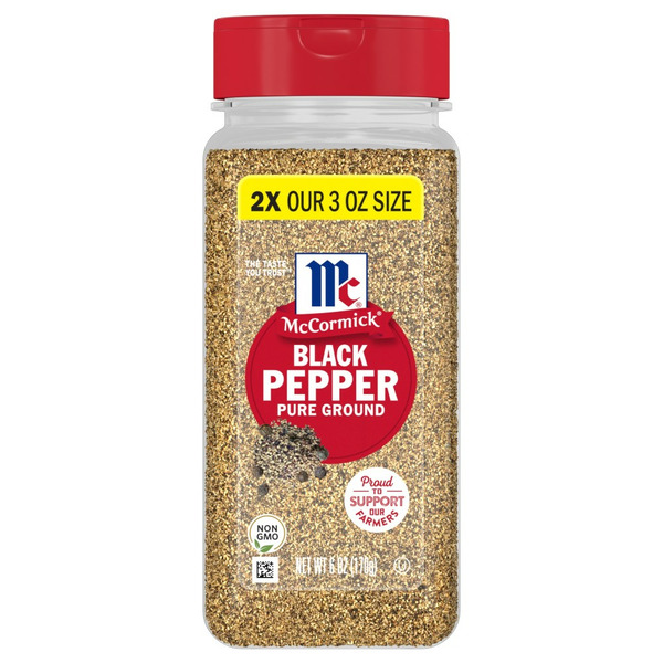 Spices & Seasonings McCormick® Pure Ground Black Pepper hero