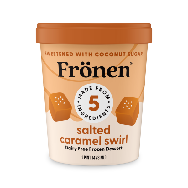 Fronen Salted Caramel Swirl Dairy Free Frozen Dessert hero