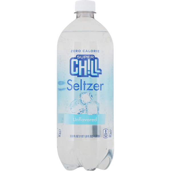 Water, Seltzer & Sparkling Water Super Chill Seltzer, Zero Calorie, Unflavored hero