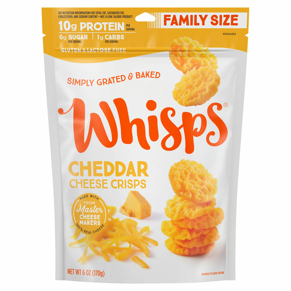 Whisps Cheddar Cheese Crisps hero