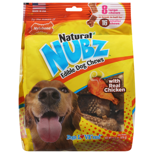 Dog Food & Care Nylabone Dog Treats, Edible Chews, Large hero