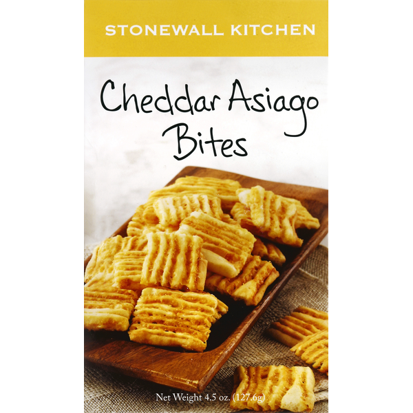 Crackers Stonewall Kitchen Bites, Cheddar Asiago hero