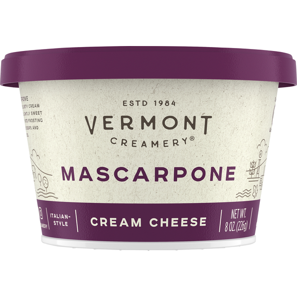 Specialty Cheeses Vermont Creamery Italian Style Cream Cheese Mascarpone hero