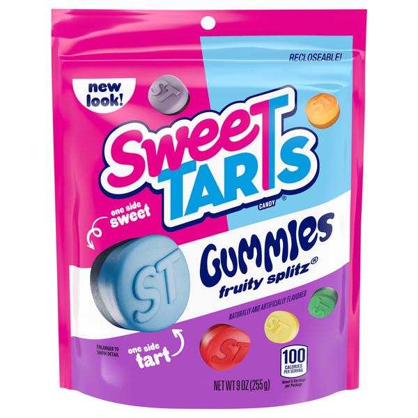 Candy, Chocolate & Gum SweeTARTS Gummies, Fruity Splitz hero