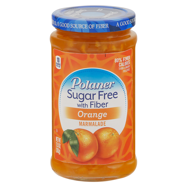 Spreads Polaner Marmalade, Sugar Free with Fiber, Orange hero