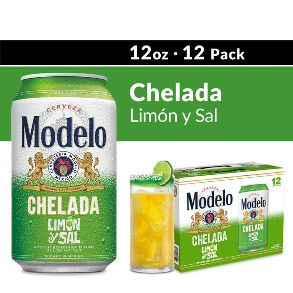 Import Beer Modelo Chelada Limon y Sal Mexican Import Flavored Beer Cans hero