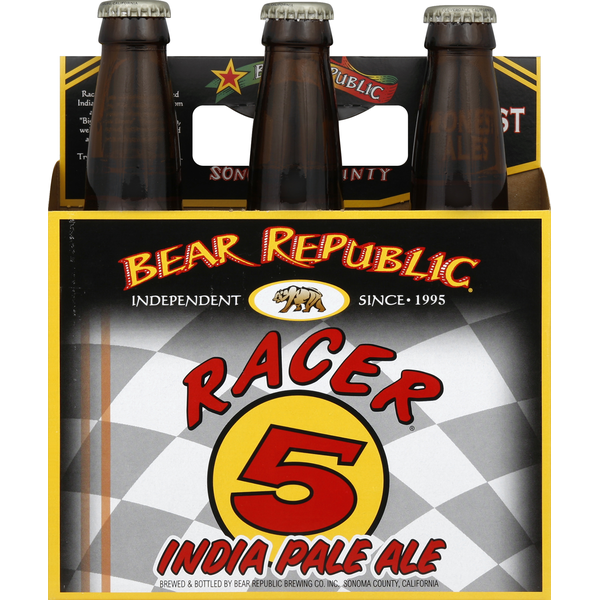 Beers & Coolers Bear Republic Brewing Ale, India Pale, Racer 5 hero