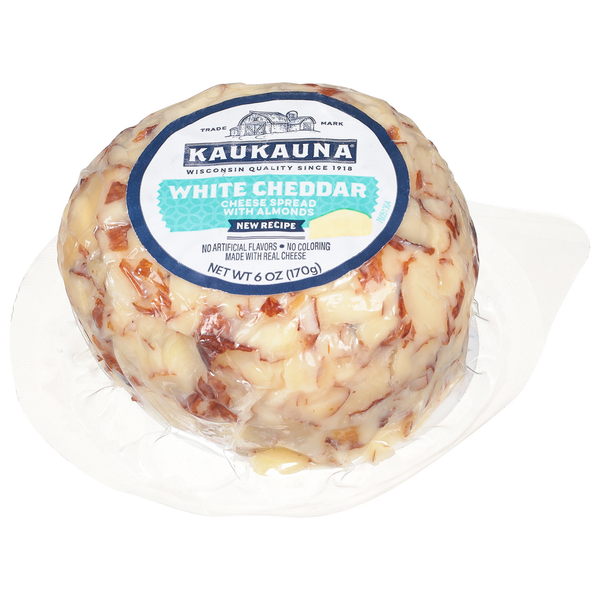 Packaged Cheese Kaukauna Cheese Spread, White Cheddar hero