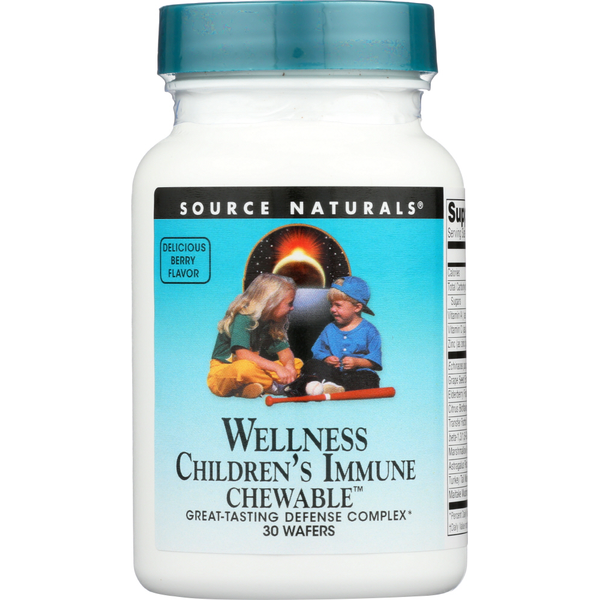 Vitamins & Supplements Source Naturals Wellns Childrens Immune 30W hero