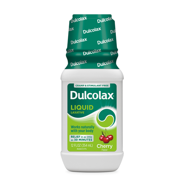 Digestion Dulcolax Liquid Laxative for Constipation Relief, Cherry hero