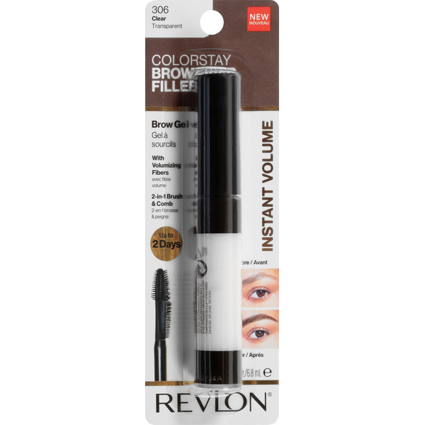 Makeup Revlon Brow Fiber Filler, Clear 306 hero