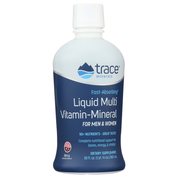 Multi Vitamins Trace Minerals Liquid Multi Vita-Mineral Berry hero