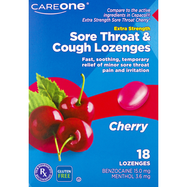 Cold, Flu & Allergy CareOne Sore Throat Lozenges Cherry hero