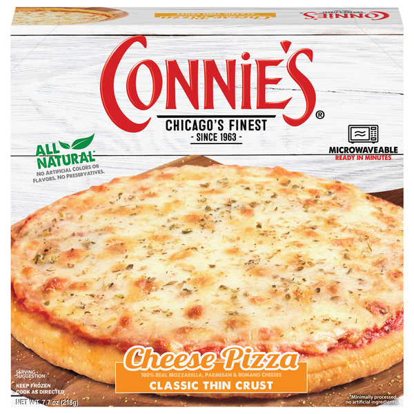 Other Creams & Cheeses Connie's Pizza Pizza, Classic Thin Crust, Cheese hero