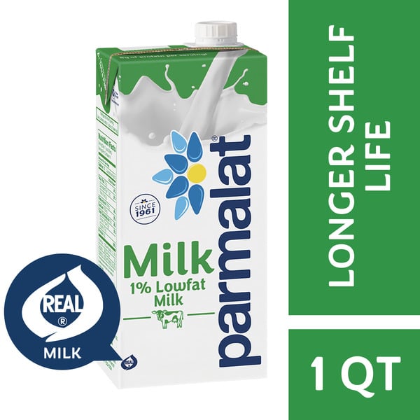 Shelf Stable Milks Parmalat 1% Milk Shelf Stable hero