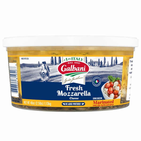 Artisan & Specialty Cheese Galbani Marinated Mozzarella, 40 oz hero