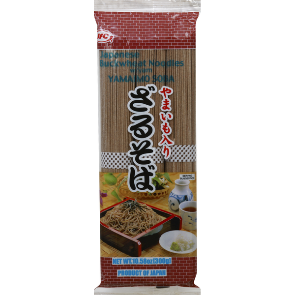 Asian Foods JFC Buckwheat Noodles, with Yam, Japanese hero