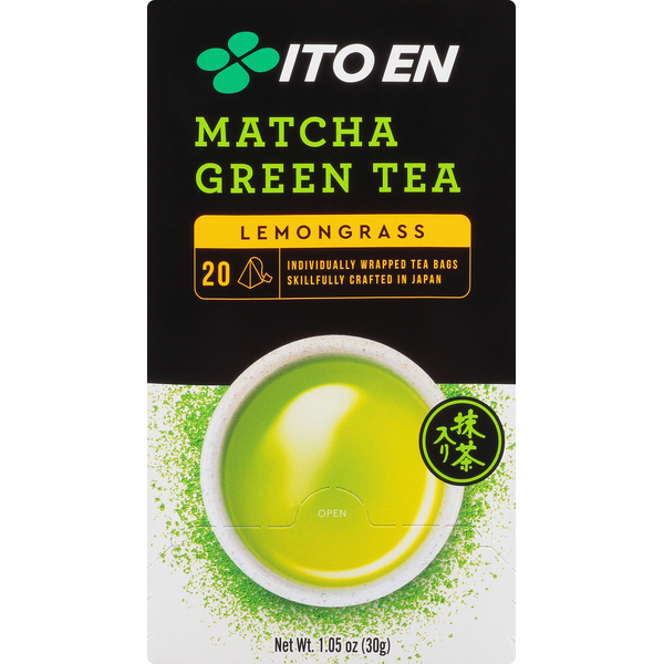 Tea ITO EN Green Tea, Matcha, Lemongrass, Tea Bags hero