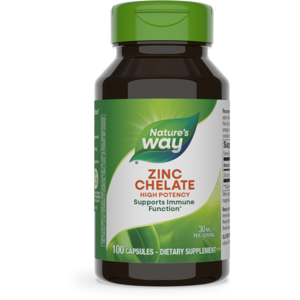 Vitamins & Minerals Nature's Way Zinc Chelate hero