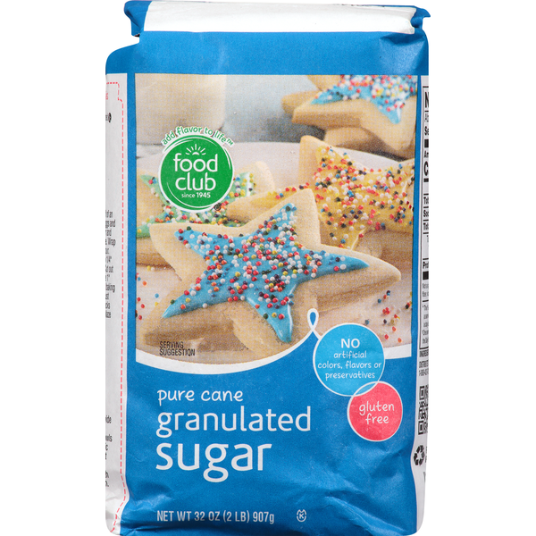 Bulk Sugar & Sweeteners Food Club Sugar, Pure Cane, Granulated hero