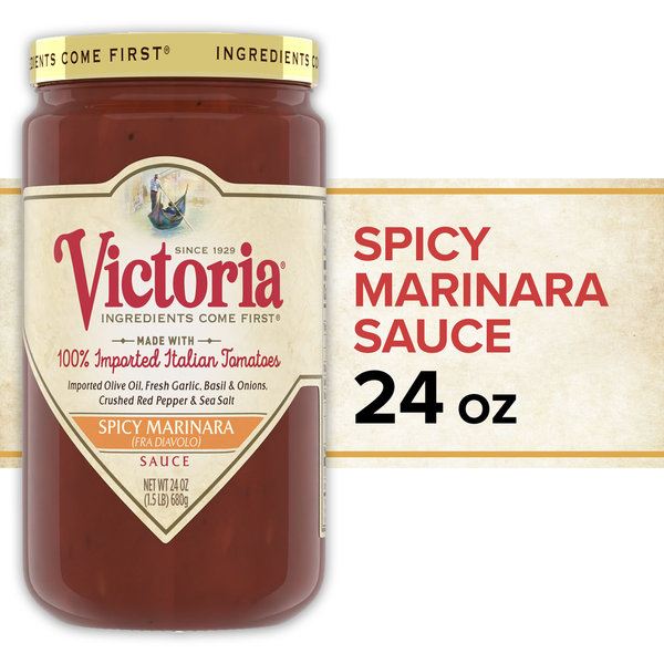 Pasta Sauce Victoria Sauce, Spicy Marinara hero