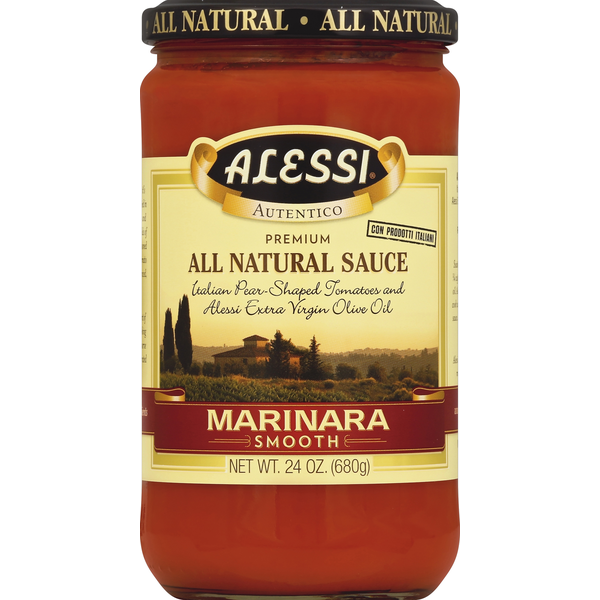 Pasta Sauce Alessi Marinara Sauce, Smooth hero