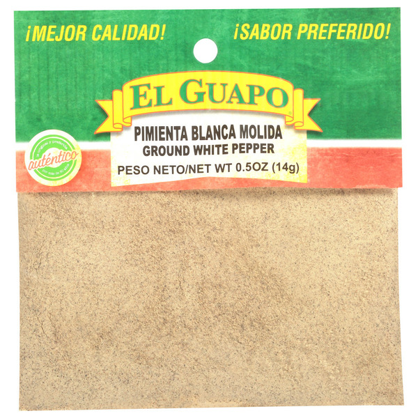 Spices & Seasonings El Guapo® Ground White Pepper (Pimienta Blanca Molida) hero