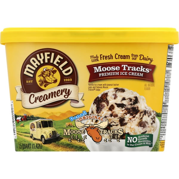 Ice Cream & Ice Mayfield Dairy Farms Denali Moose Tracks Ice Cream hero