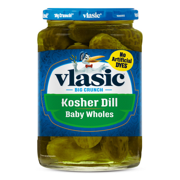 Pickled Goods & Olives Vlasic Kosher Keto Friendly Dill Baby Whole Pickles hero