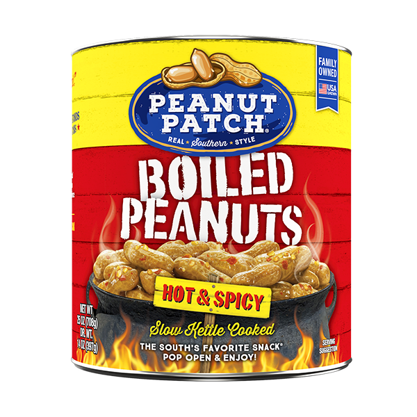 Canned & Jarred Vegetables Peanut Patch Hot & Spicy Boiled Peanuts hero