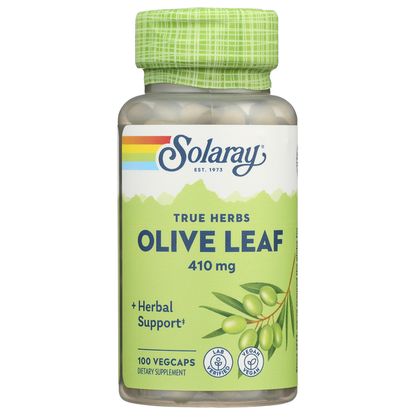 Supplement Combinations Solaray Olive Leaf hero