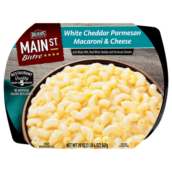 Prepared Meals Reser’s Main St Bistro Macaroni & Cheese, White Cheddar Parmesan hero