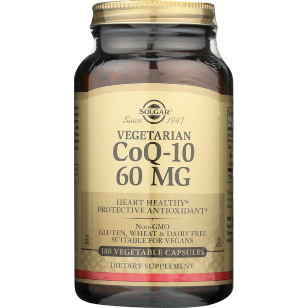 Vitamins & Supplements Solgar Vegetarian Coq-10 60 Mg hero