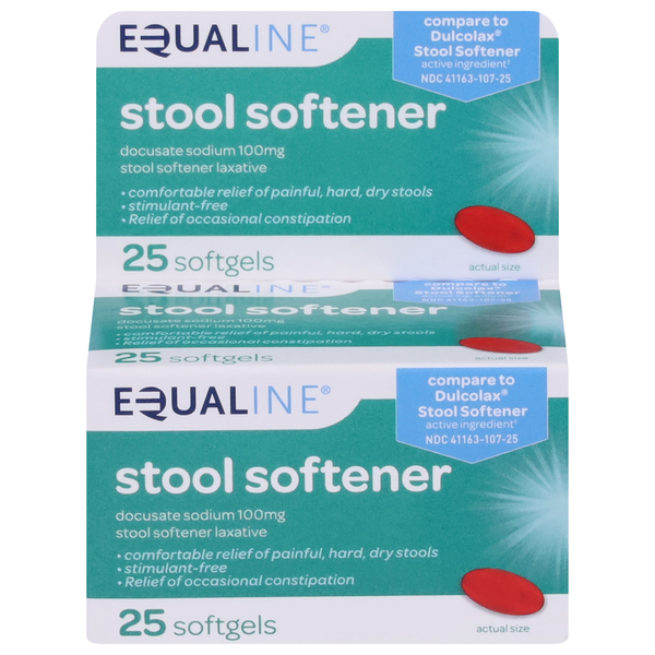 Digestion Equaline Stool Softener, Softgels hero