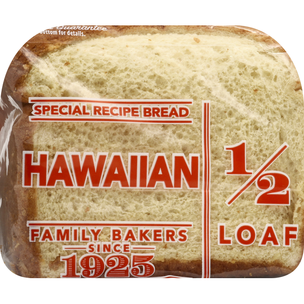 Bread Lewis Bake Shop Bread, Hawaiian, 1/2 Loaf hero