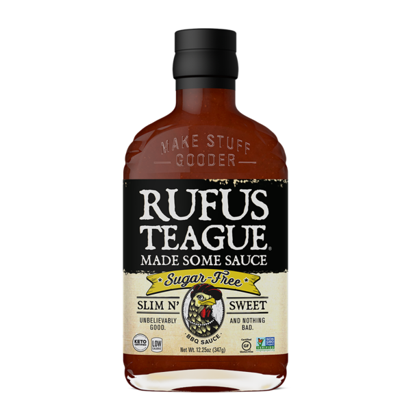 Condiments Rufus Teague Slim N' Sweet, Sugar-Free BBQ Sauce hero