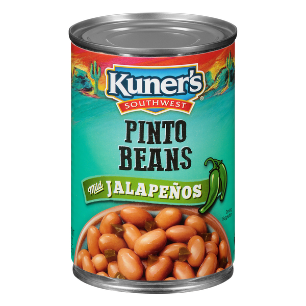 Canned Meals & Beans Kuner's Pinto Beans, Mild Jalapenos hero