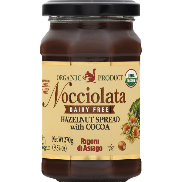 Spreads Nocciolata Spread, Dairy Free, Hazelnut, with Cocoa hero