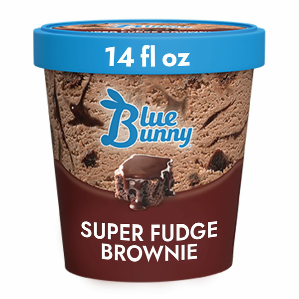 Ice Cream & Ice Blue Bunny Super Fudge Brownie® Frozen Dessert hero