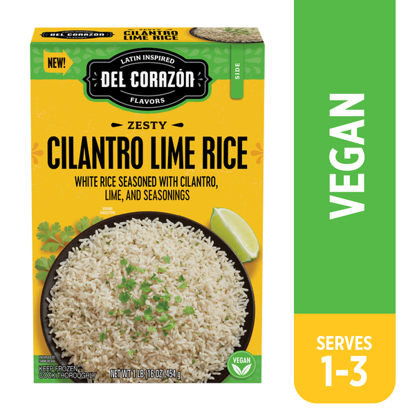 Frozen Meals Del Corazón Zesty Cilantro Lime Rice hero