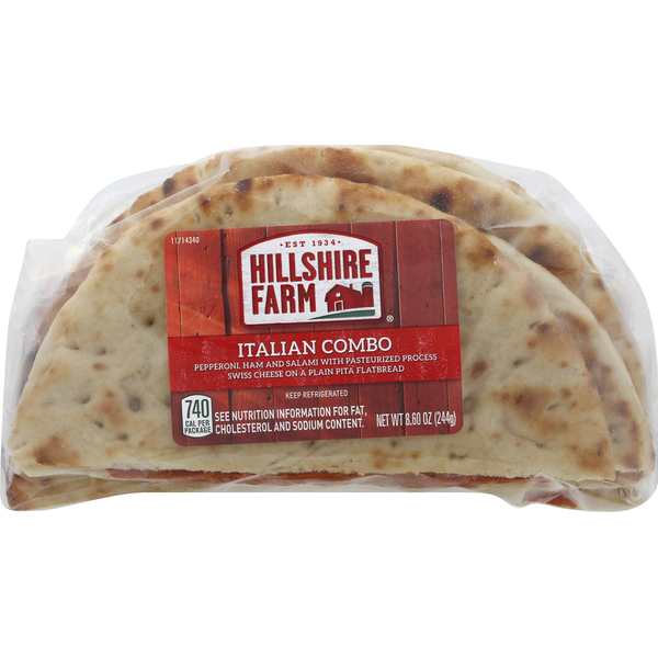 Prepared Meals Hillshire Farm Flatbread, Italian Combo hero