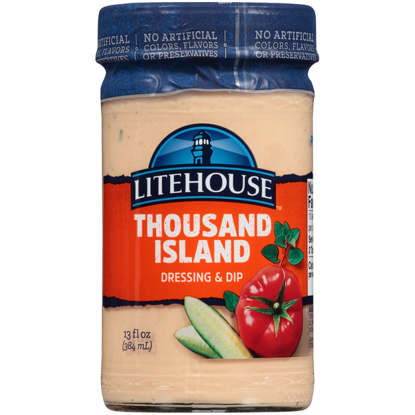 Salad Dressing & Toppings Litehouse Thousand Island Dressing & Dip hero