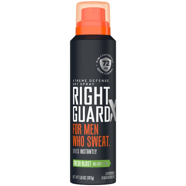 Right Guard Xtreme Defense Fresh Blast Dry Spray Antiperspirant hero