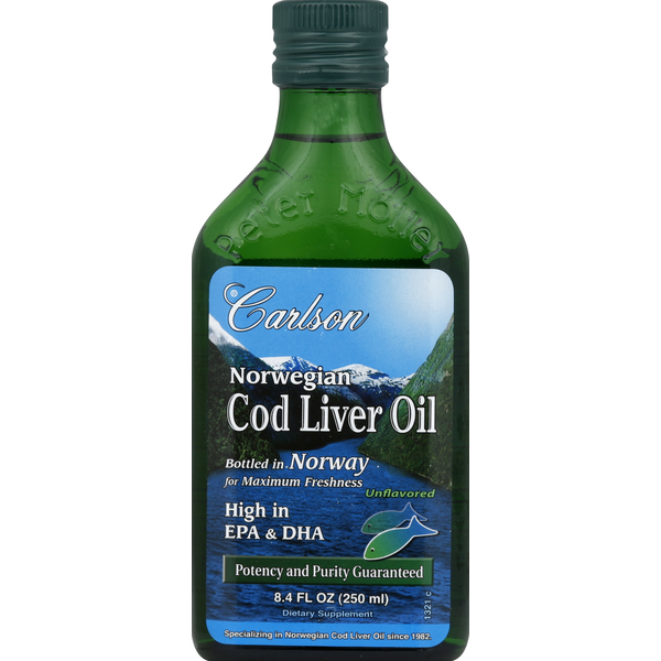 Supplement Oils Carlson Cold Liver Oil, Norwegian, Unflavored hero