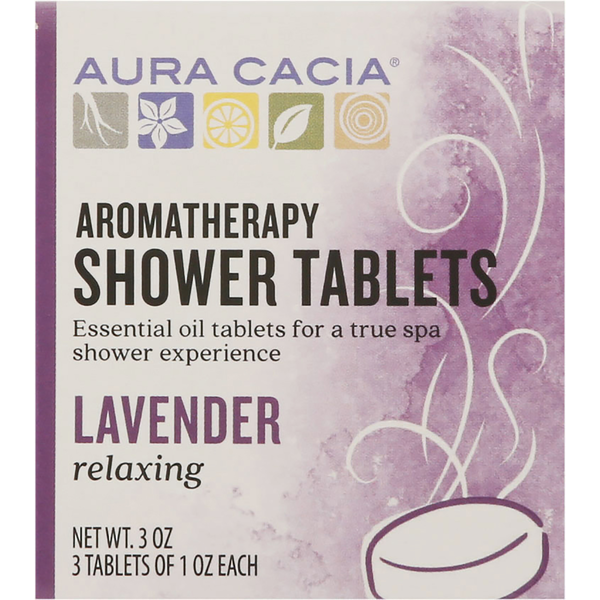 Body Lotions & Soap Aura Cacia Shower Tablets, Aromatherapy, Relaxing Lavender hero