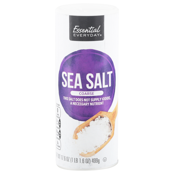 Spices & Seasoning Essential Everyday Sea Salt, Coarse hero