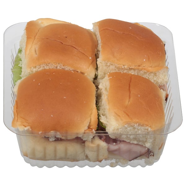 Soups & Sandwiches Food Lion Ham & Cheese Sliders hero