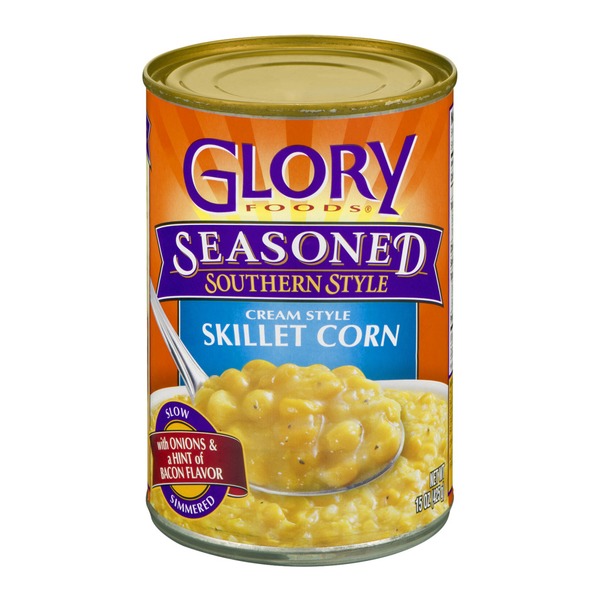 Canned & Jarred Vegetables Glory Foods Seasoned Southern Style Skillet Corn hero