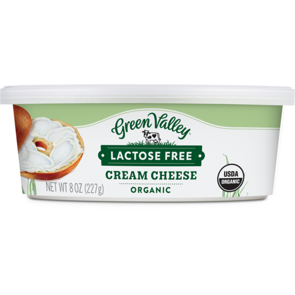 Cheese Green Valley Organic Lactose Free Cream Cheese hero