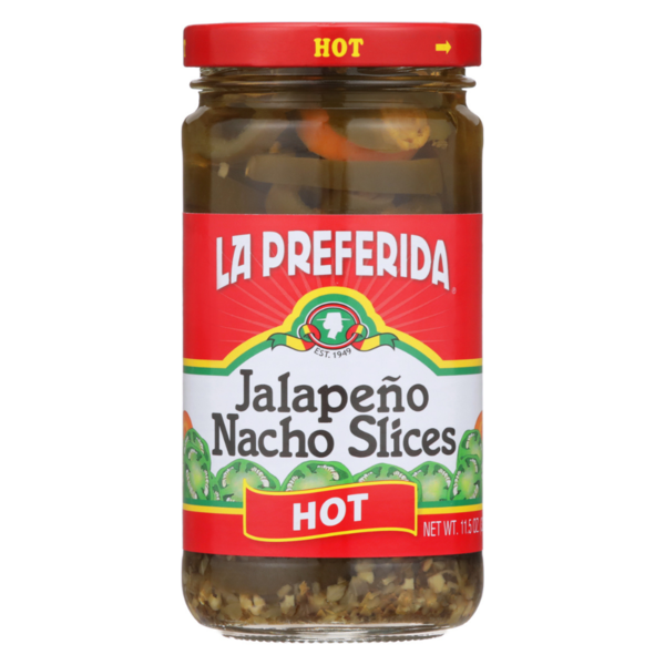 Latino Foods La Preferida HOT Jalapeno Nacho Slices with Carrots hero